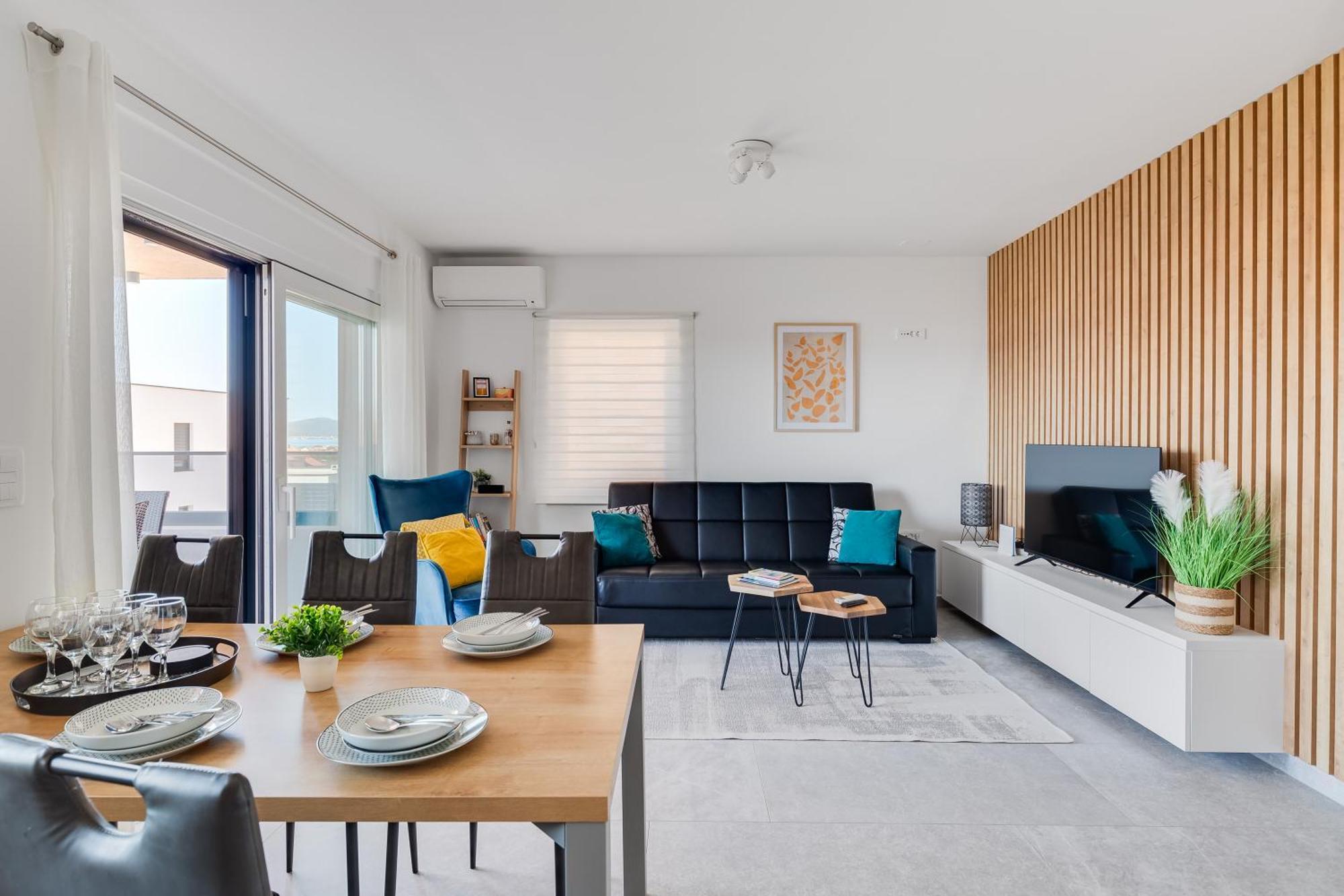 Sea Bay View Apartment - Appartement Avec Piscine Et Magnifique Vue Sur Mer Sveti Filip i Jakov Esterno foto